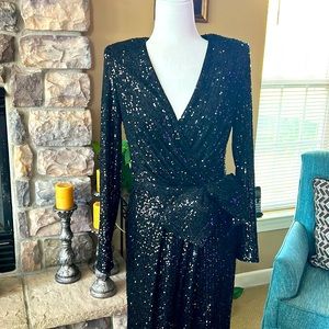 Black sequined glamour.